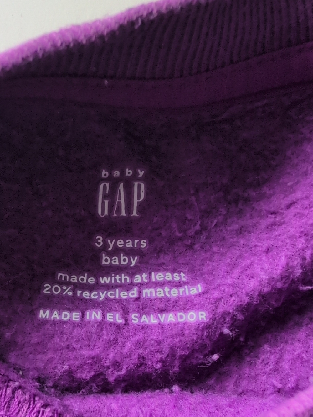 Gap Vintage Soft Sweatshirt 🟣 Purple - Picture 5 of 5